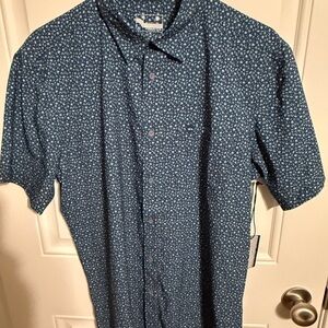 Fish Hippie Button Down S/S Button Up - Med